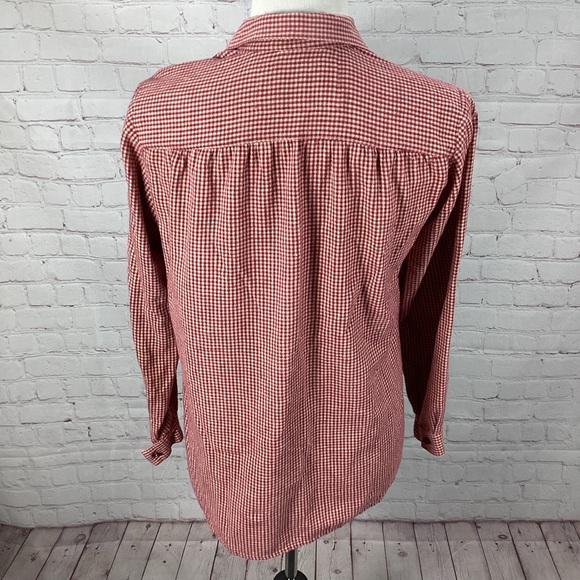 Vintage Rustic Outfitters Western Shirt Women’s Small Girls XL Reddish Pink Tan - Picture 2 of 10